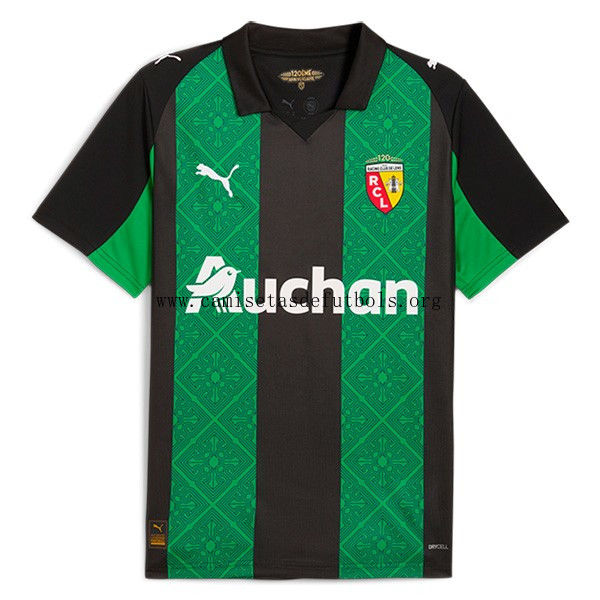 Camiseta RC Lens Replica Segunda Ropa 2025/26 Reserva de outlet