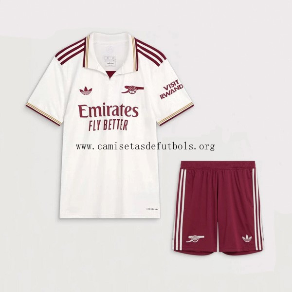 Camiseta Arsenal Replica Tercera Ropa Niño 2025/26 Benefíciate este oferta celestial