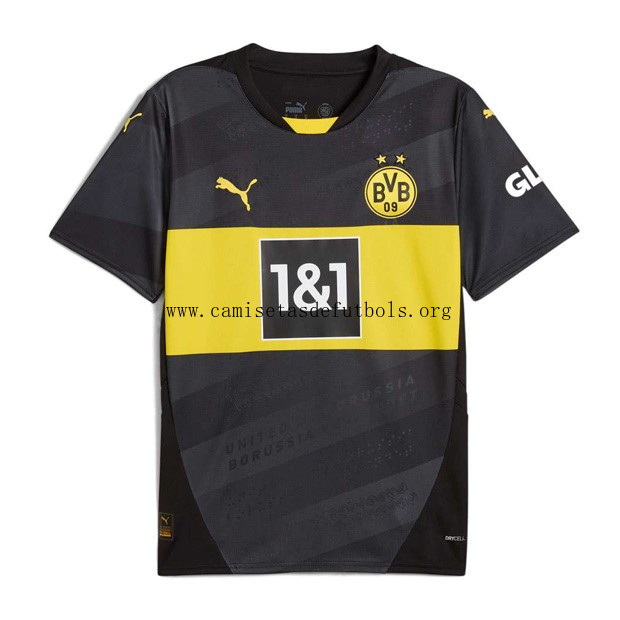 Camiseta Borussia Dortmund Replica Segunda Ropa 2024/25 Ofertón, dispara