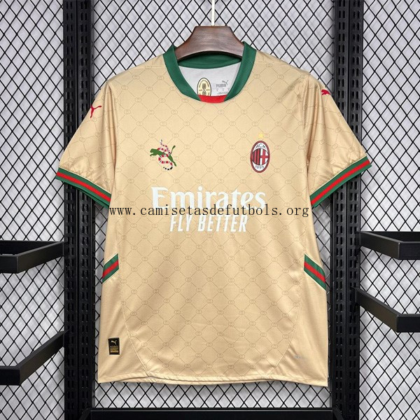 Camiseta AC Milan Gucci co-branded Edition 2024/25 ¡¡Cómo chollazo, aprovéchala ya!