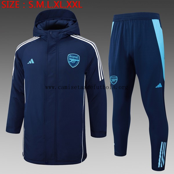 Abrigo Arsenal Conjunto Completo 2024/25 Azul Ganga soberbio sin intermediarios