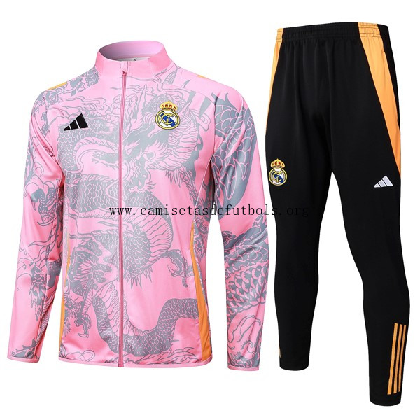 Chandal Real Madrid 2024/25 Rosa Gris Corre a por él este ganga fantástico