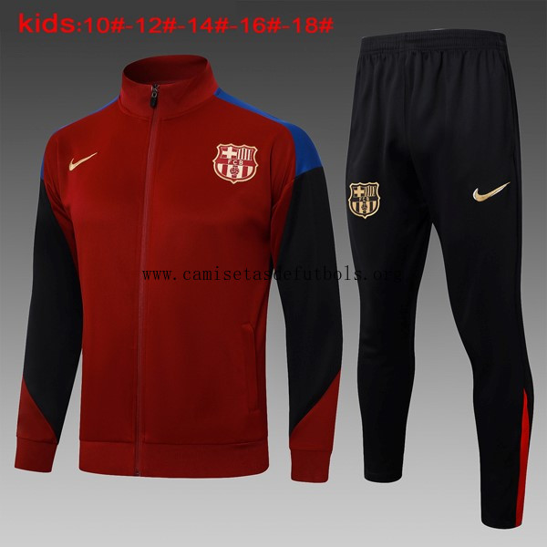 Niños Chandal Barcelona 2024/25 Rojo Negro 3 Consigue este rebaja celestial