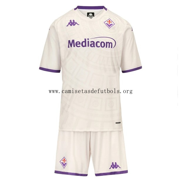Camiseta Fiorentina Replica Segunda Ropa Niño 2025/26 Preciaso estupendo