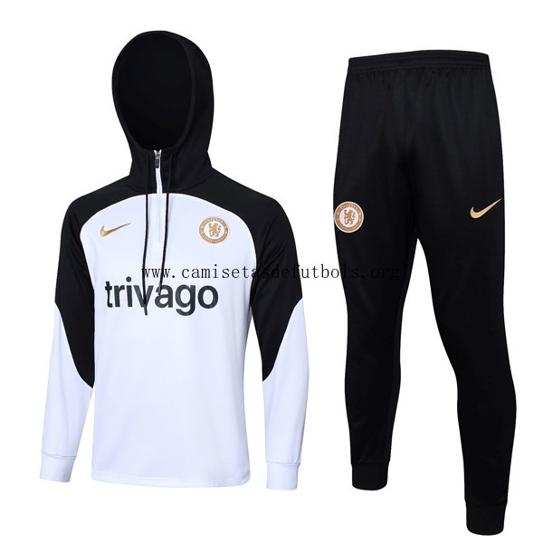 Sudadera Con Capucha Chelsea 2024 Blanco ¡¡Qué liquidación, cógelo!