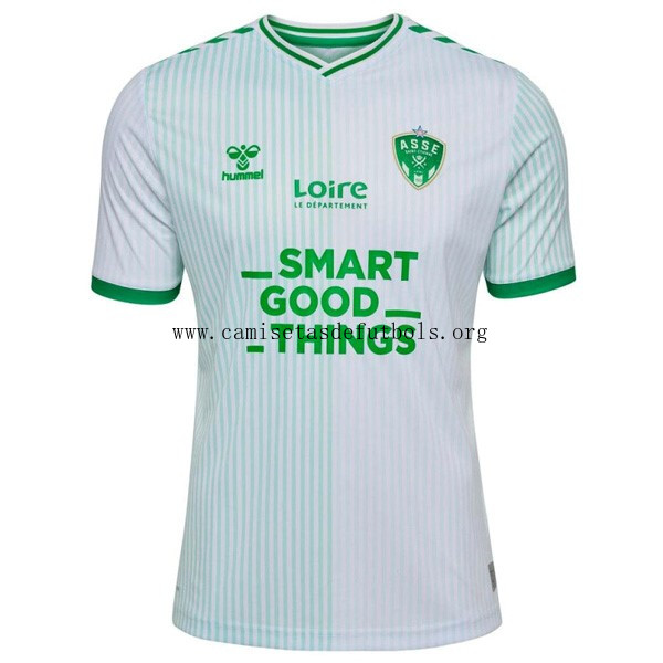 Camiseta Saint-étienne Replica Segunda Ropa 2023/24 Preciaco celestial de derribo
