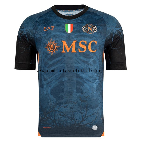 Camiseta Napoli Halloween 2025-26 Azul Chollazo, cógelo