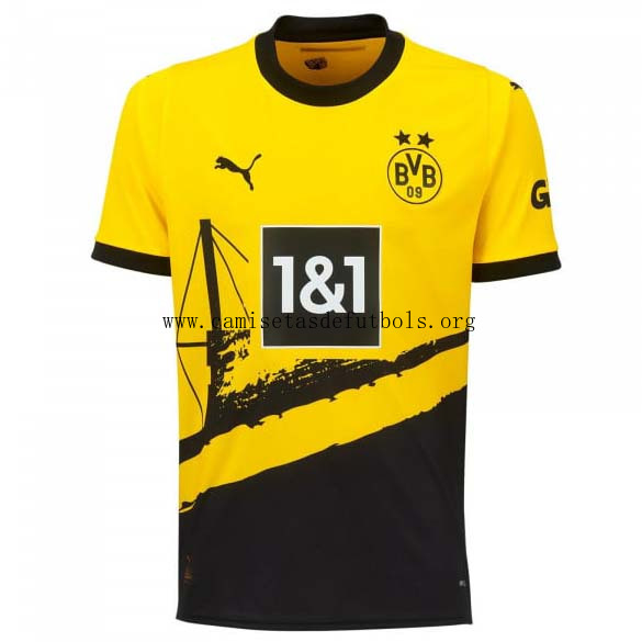 Camiseta Borussia Dortmund Replica Primera Ropa 2023/24 Gasta menos con devolución gratis