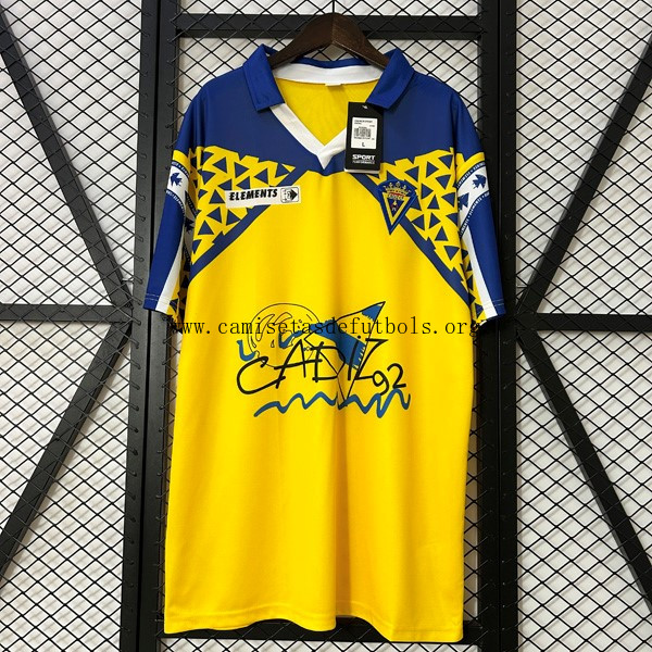 Camiseta Cadiz Replica Primera Ropa Retro 1991-1992 Oferta simbólico de outlet