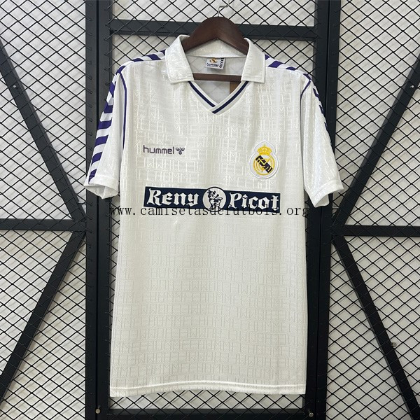 Camiseta Real Madrid Replica Primera Ropa Retro 1989-1990 ¡¡Vaya rebajado chollazo en toda la red!