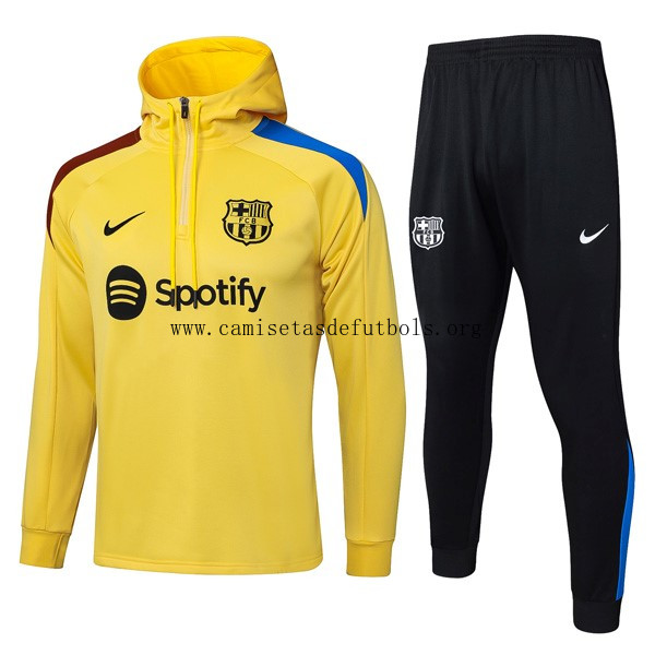 Sudadera Con Capucha Barcelona 2025/26 Amarillo 5 ¡¡Menudo/a inmejorable chollazo de campeonato!