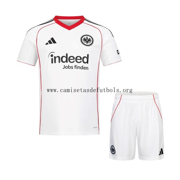 Camiseta Eintracht Frankfurt Replica Segunda Ropa Niño 2025/26 ¡¡Vaya razonable oferta calidad asegurada!
