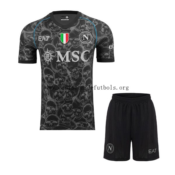 Camiseta Napoli Halloween Edition Niño 2023/24 Precio prodigioso