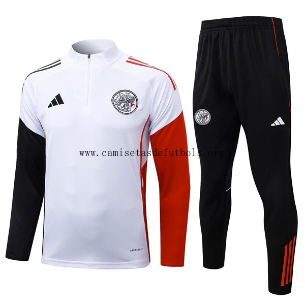 Sudadera De Training Ajax 2025/26 Blanco 5 Rebaja fantástico de derribo