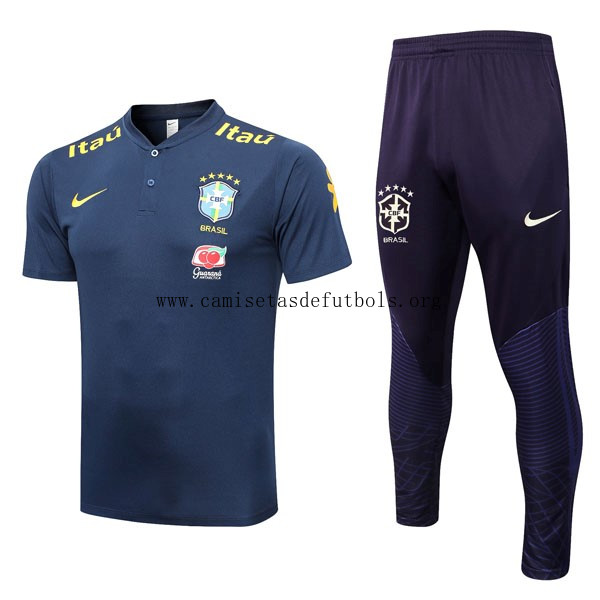 Polo Brasil Conjunto Completo 2022/23 Azul Gasta menos sin competencia