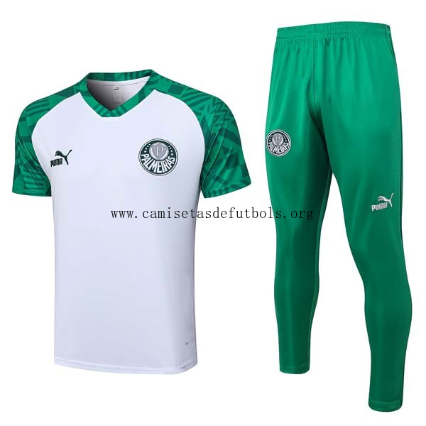 Camiseta Palmeiras Conjunto Completo 2023/24 Blanco Verde Ahorro maravilloso