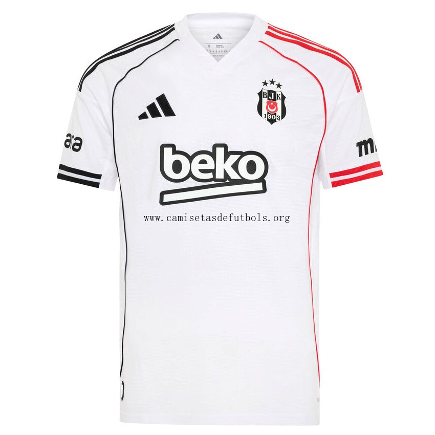 Camiseta Besiktas 2025/26 Blanco Oportunidad portentoso