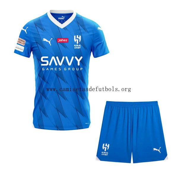 Camiseta Al Hilal SFC Replica Primera Ropa Niño 2023/24 ¡¡Vaya fabuloso ahorro de la temporada!