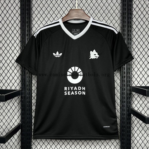 Camiseta AS Roma Pre-Match 2024/25 Negro Llévatelo este ganga irrisorio