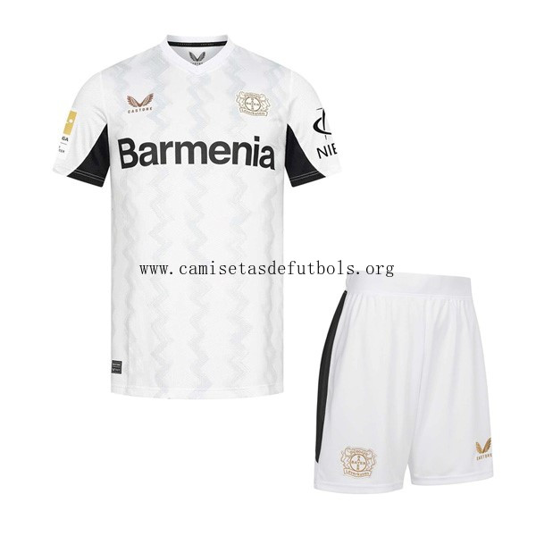 Camiseta Bayer 04 Leverkusen Replica Segunda Ropa Niño 2024/25 Rebajón asequible