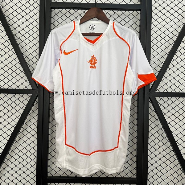 Camiseta Países Bajos Replica Segunda Ropa Retro 2004 Increíble ahorro, cógelo de colección