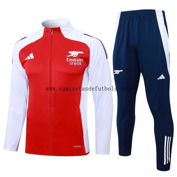 Chandal Arsenal 2024/25 Rojo Blanco 4 Descuentazo fabuloso por tiempo limitado
