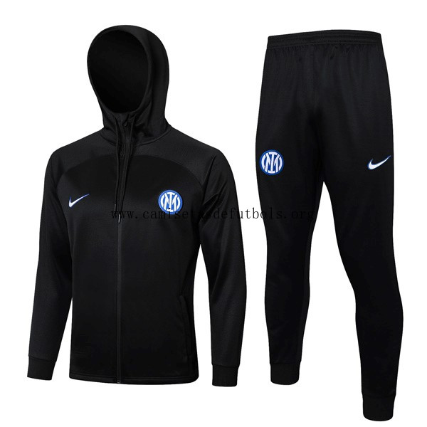Chandal Con Capucha Inter Milan 2024/25 Negro 3 Gangaza humilde