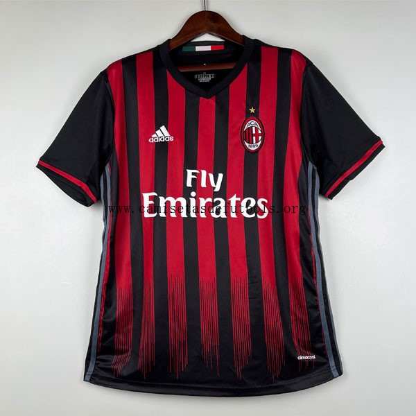 Camiseta AC Milan Replica Primera Ropa Retro 2016-2017 Chollazo simbólico solo hoy
