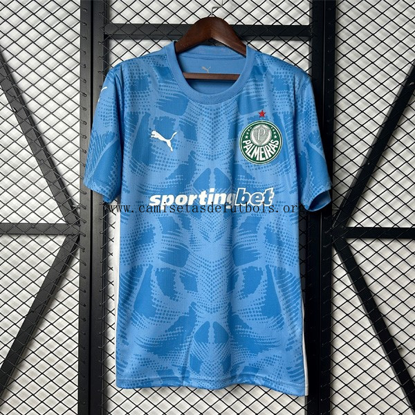 Camiseta Palmeiras Portero 2025/26 Azul Preciaso alucinante sin intermediarios