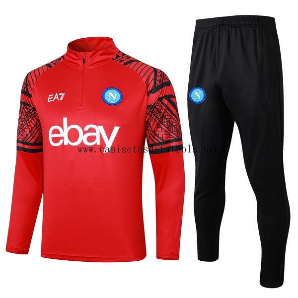 Sudadera De Training Napoli 2024 Rojo 2 Celestial preciaso, no lo dejes escapar de infarto