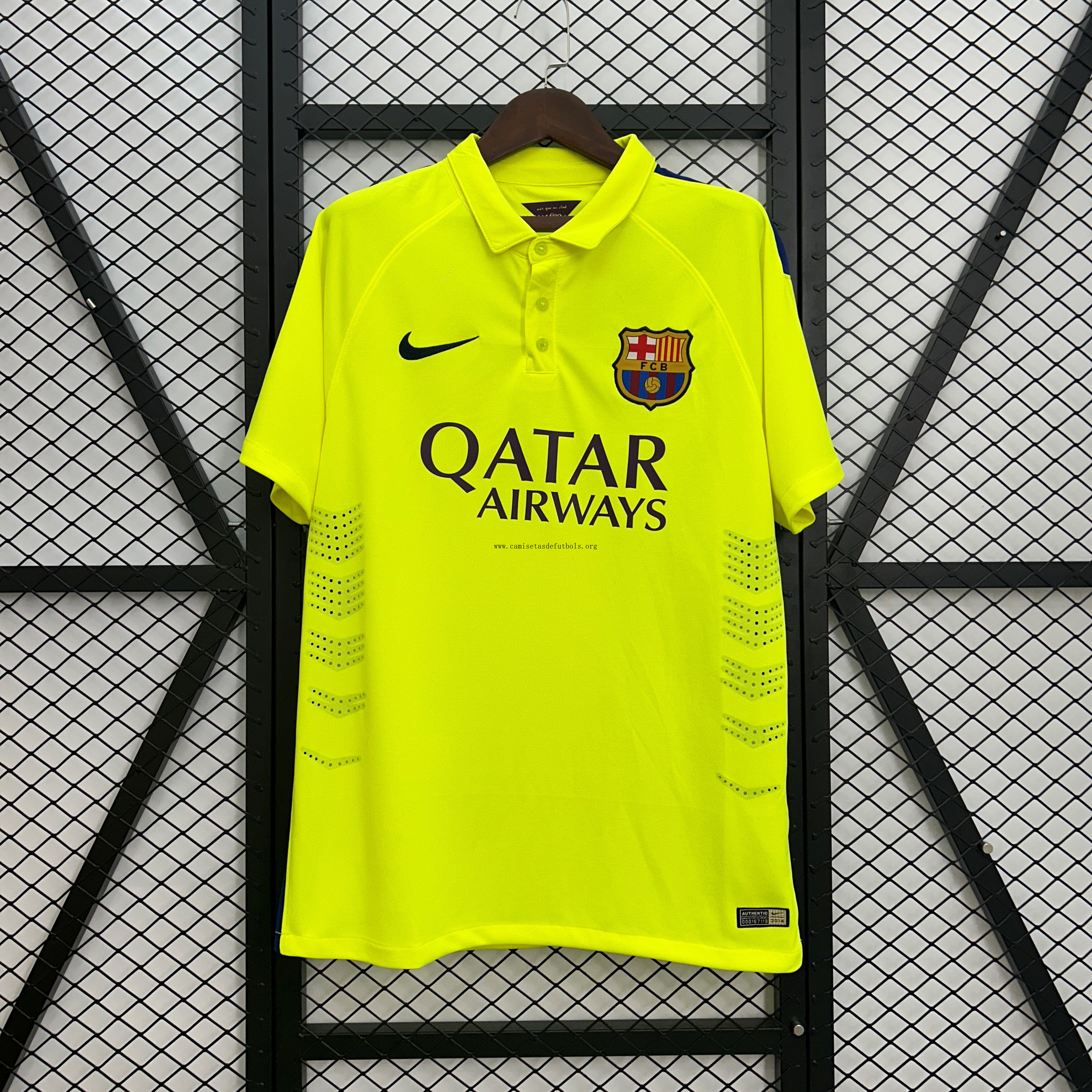 Camiseta Barcelona Replica Tercera Ropa Retro 2014-2015 ¡¡Cómo ahorro, llévatelo!