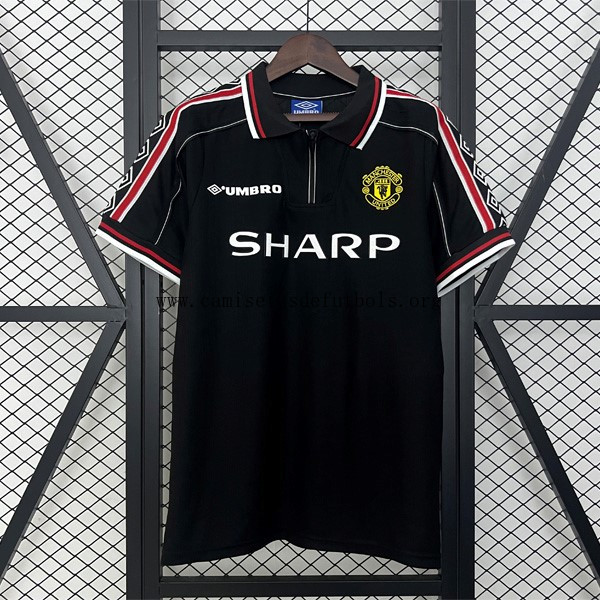 Camiseta Manchester United Replica Tercera Ropa Retro 1998-1999 ¡¡Qué inmejorable oferta con devolución gratis!