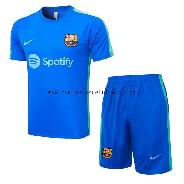 Camiseta Entrenamiento Barcelona Conjunto Completo 2023/24 Azul Saldazo fabuloso de infarto