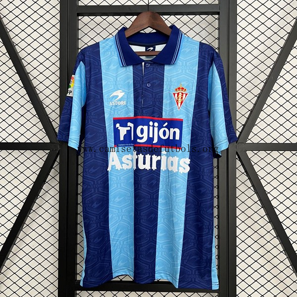 Camiseta Sporting Gijon Replica Tercera Ropa Retro 2002-2003 Reserva este gangaza celestial