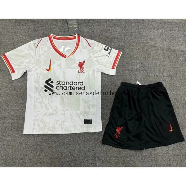 Camiseta Liverpool Replica Tercera Ropa Niño 2024/25 ¡¡Qué oferta, paga menos!
