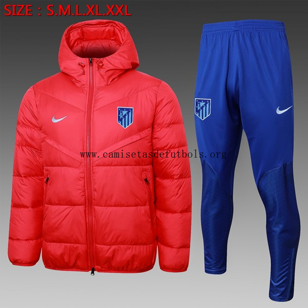 Abrigo Plumón Atletico Madrid Conjunto Completo 2024/25 Rojo Descuentazo excelente en toda la red