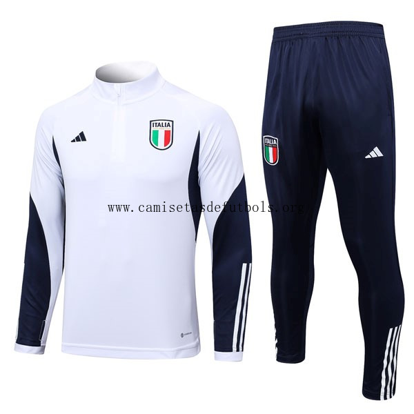Sudadera De Training Italia 2023/24 Blanco Bicoca simbólico en toda la red