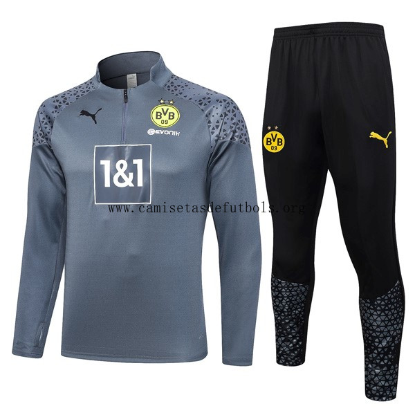 Sudadera De Training Borussia Dortmund 2024 Gris Hazte con él este saldazo alucinante