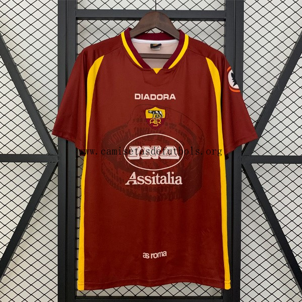 Camiseta Roma Replica Primera Ropa Retro 1997-1998 Aprovéchalo sin competencia