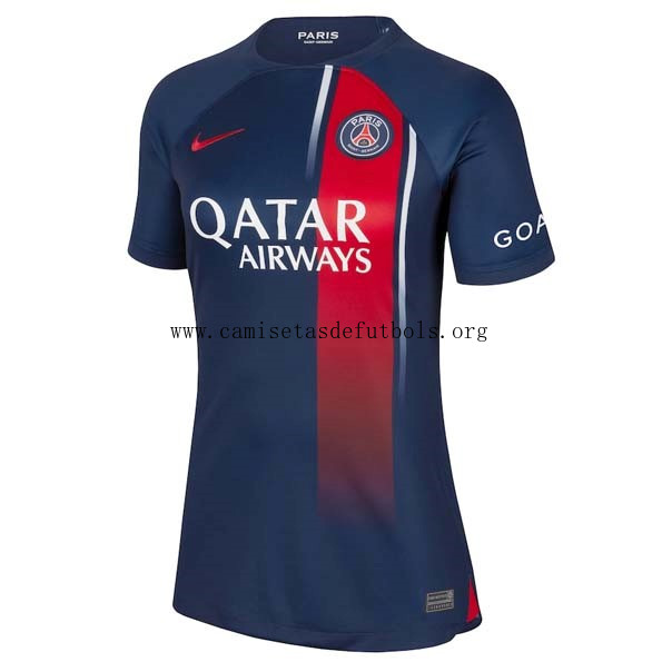 Camiseta Paris Saint Germain Replica Primera Ropa Mujer 2023/24 Paga menos como nunca