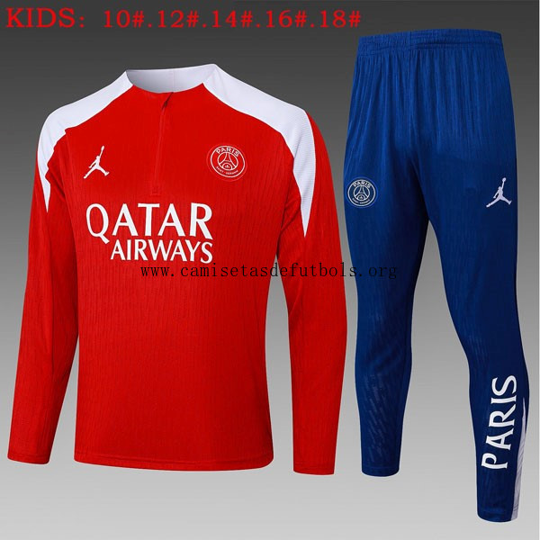 Ninos Sudadera De Training PSG 2025/26 Rojo 5 ¡¡Qué ridículo gangaza por tiempo limitado!