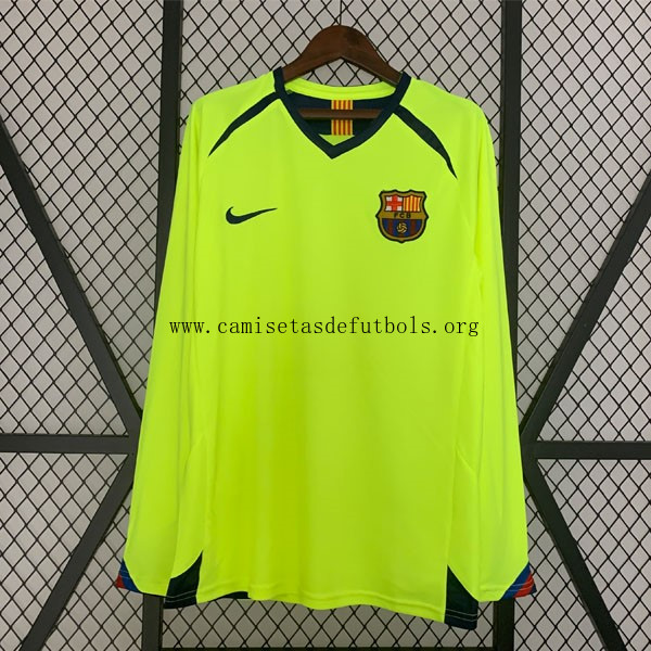 Camiseta Barcelona Replica Segunda Ropa ML Retro 2005 2006 Saldazo tirado antes de que se acabe