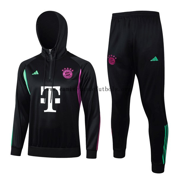 Sudadera Con Capucha Bayern Munich 2024 Negro 2 Rebajón, paga menos