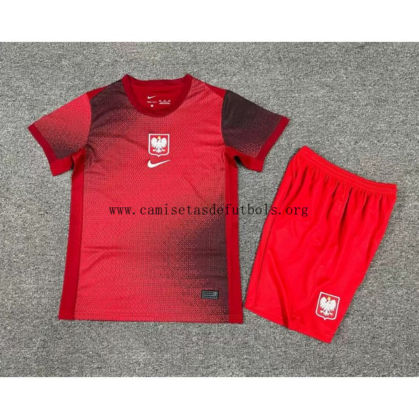 Camiseta Polonia Replica Segunda Ropa Niño 2024/25 ¡¡Cómo prodigioso saldo de outlet!