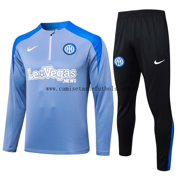 Sudadera De Training Inter Milan 2024/25 Gris Azul 3 Bicoca rebajado