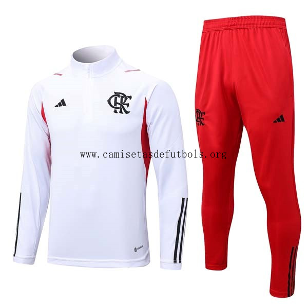 Sudadera De Training Flamengo 2023/24 Blanco Chollo, dispara