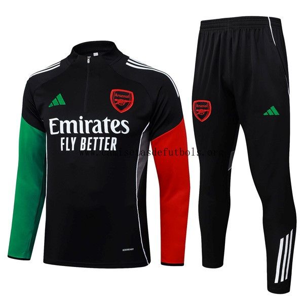 Sudadera De Training Arsenal 2025/26 Negro 5 Justo ahorro, date prisa con devolución gratis