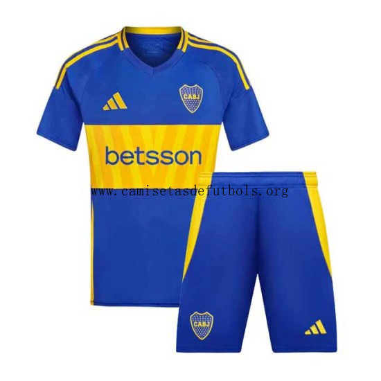 Camiseta Boca Juniors Replica Primera Ropa Niño 2024/25 Rebajado ganga, paga menos por tiempo limitado