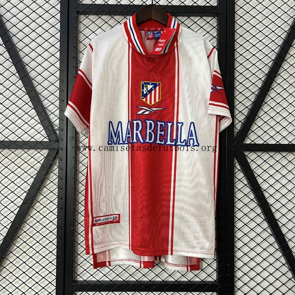 Camiseta Atletico Madrid Replica Primera Ropa Retro 1999-2000 Genial liquidación, atrapa con devolución gratis Camiseta Atletico Madrid Replica Primera Ropa Retro 1999-2000 Genial liquidación, atrapa con devolución gratis