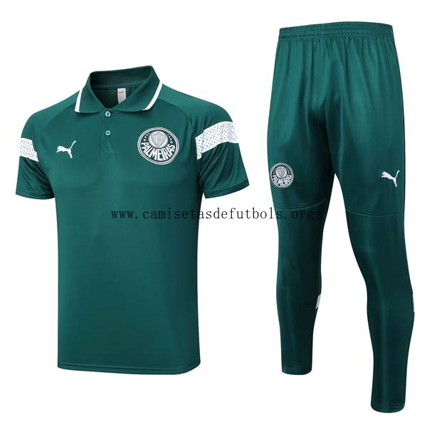 Polo Palmeiras Conjunto Completo 2023/24 Verde 2 Rebajón regalado en todo el mercado